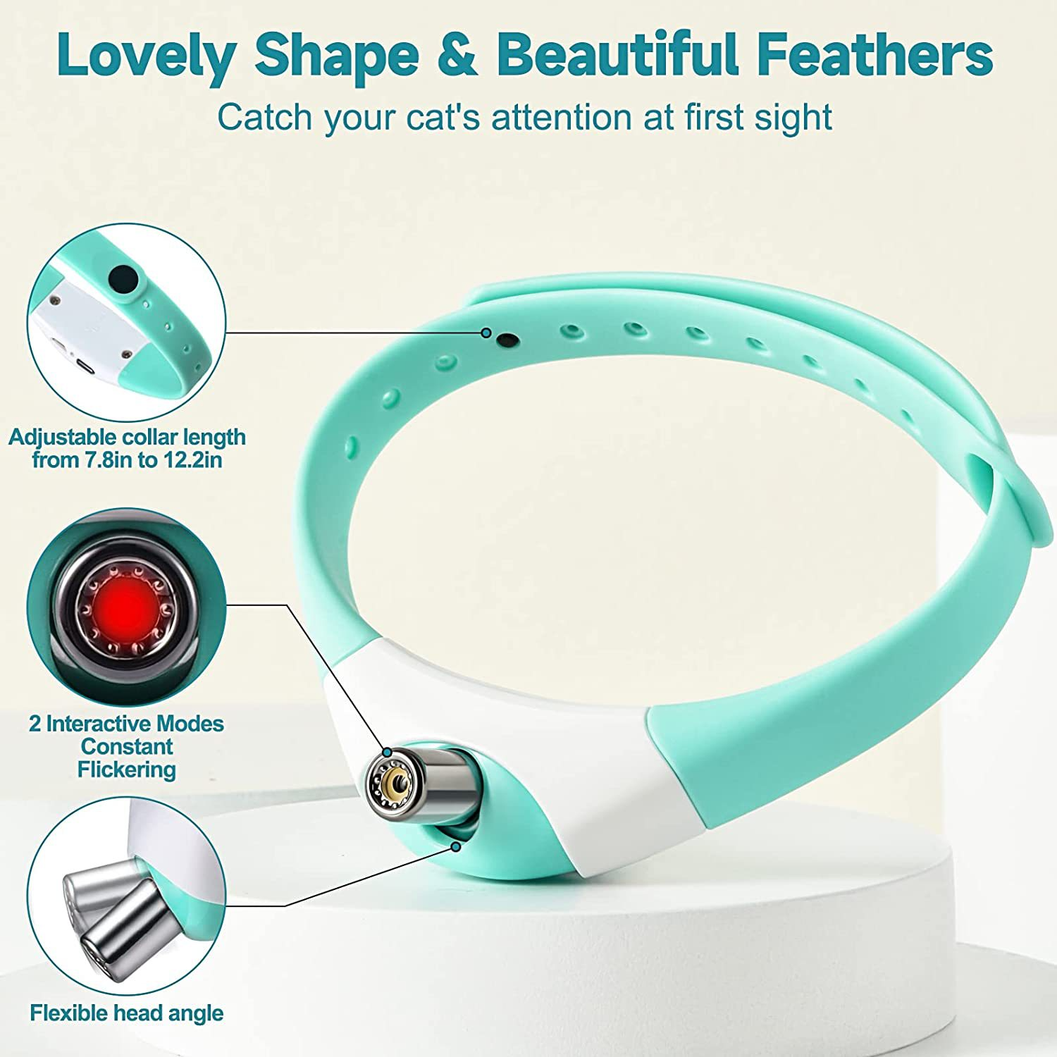 Cat Laser Collar Toy