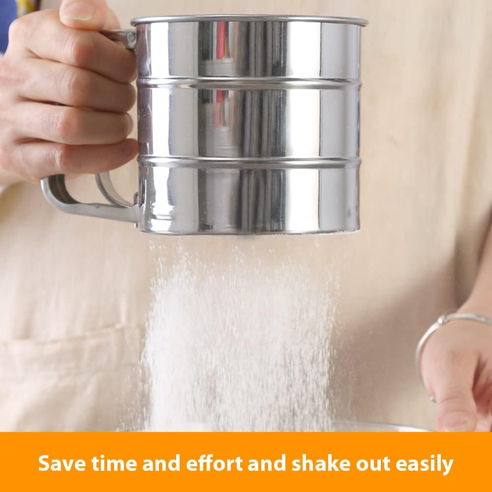 FlourMate - Premium Stainless Steel Chhani