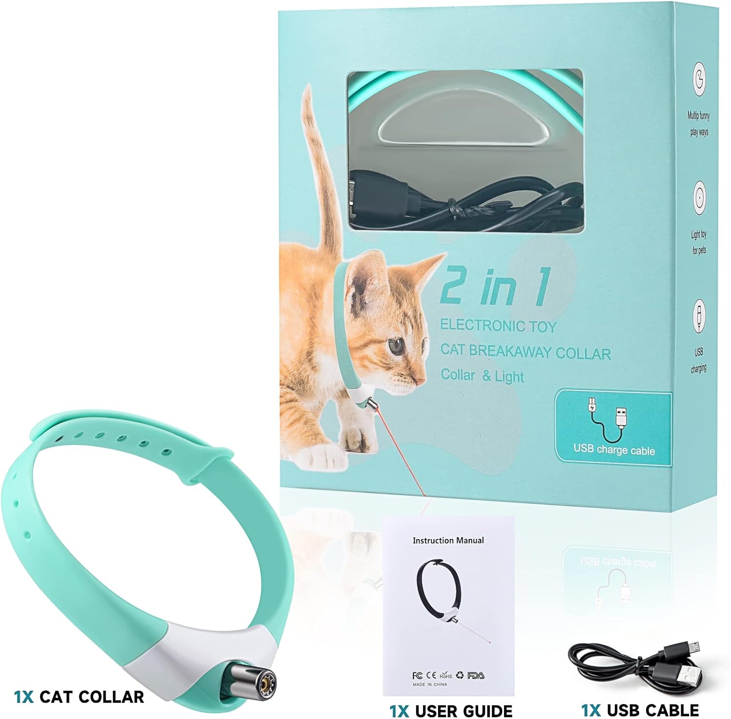 Cat Laser Collar Toy