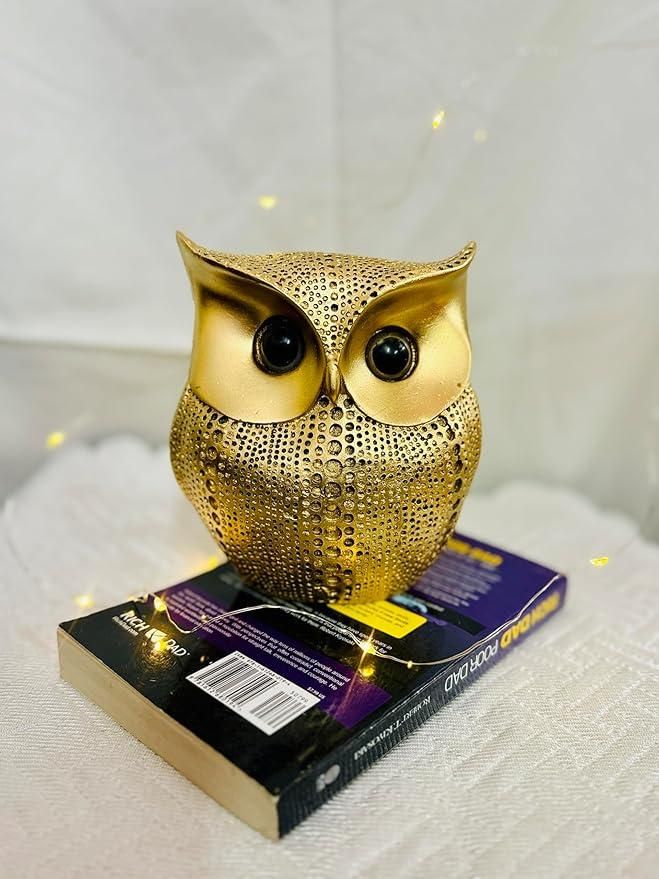 Lucky Owl Figurine Manifested Home Decor
