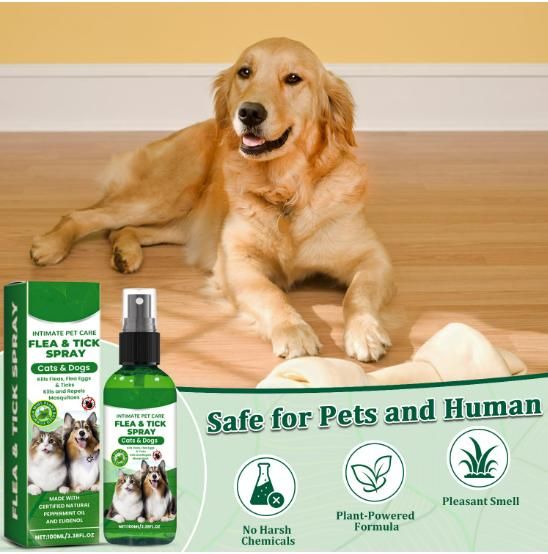 Flea and Tick Spray 100 ml each Pack of 2