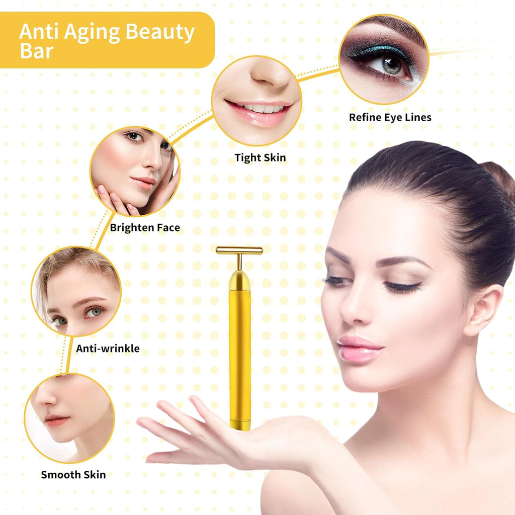 GoldSculpt - Facial Massage Roller