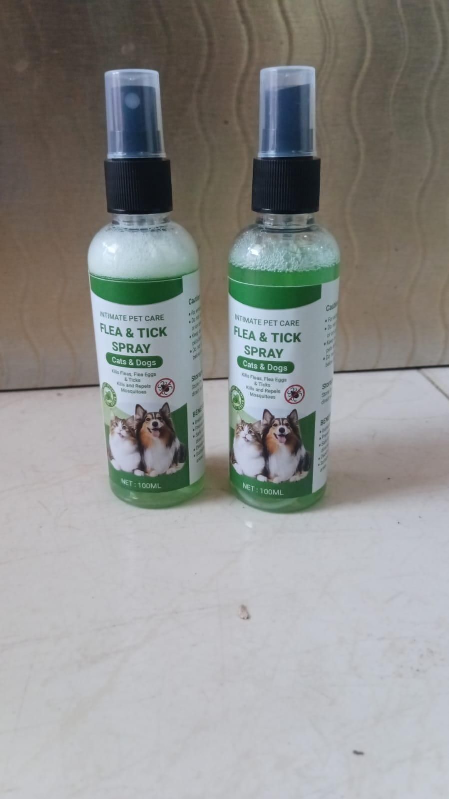 Flea and Tick Spray 100 ml each Pack of 2