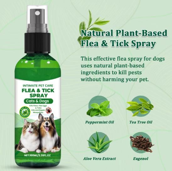 Flea and Tick Spray 100 ml each Pack of 2
