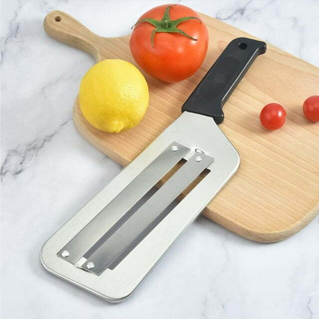 DualBlade Stainless Steel Vegetable Cutter